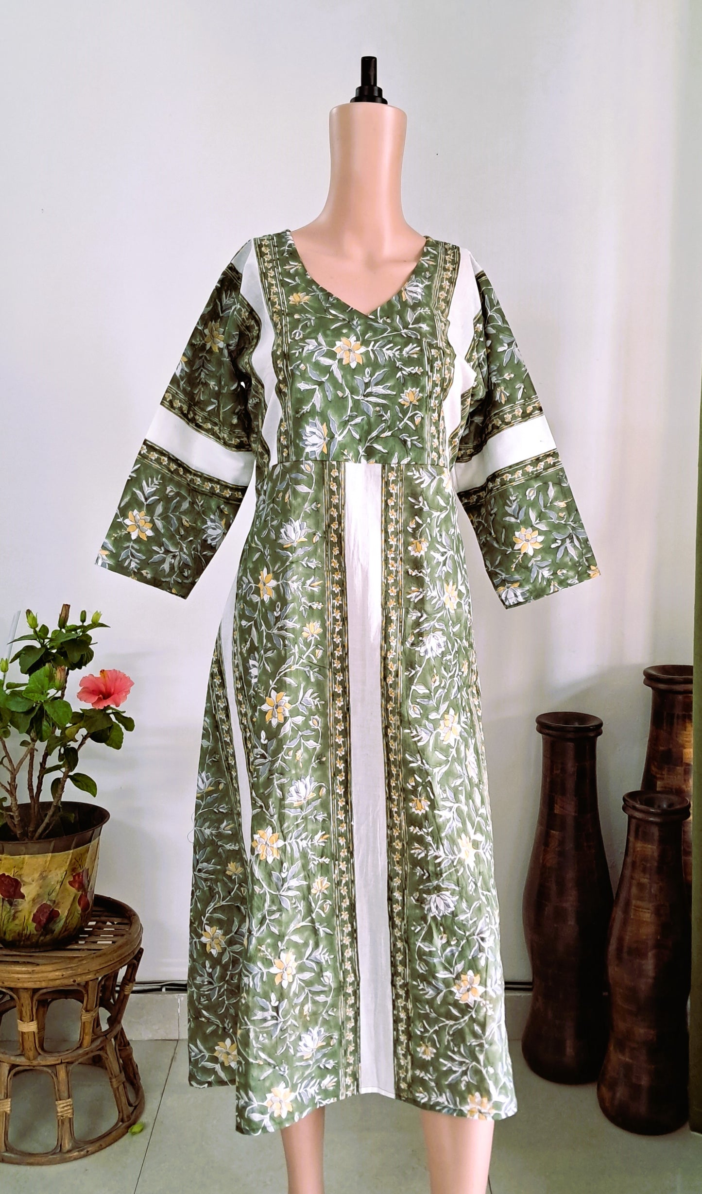 Hand Block Print Cotton Kurta