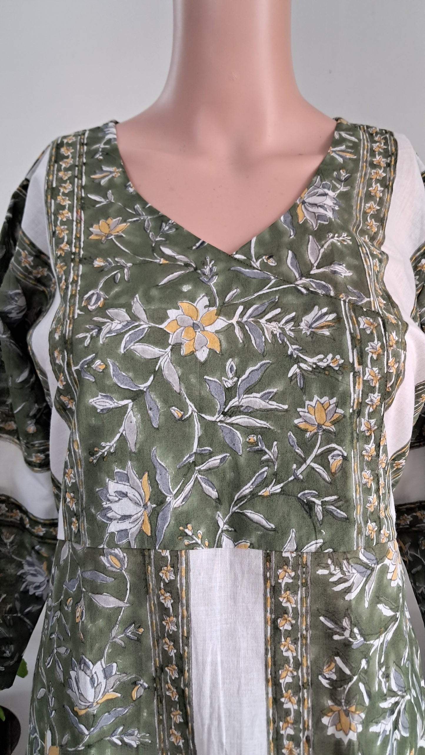 Hand Block Print Cotton Kurta