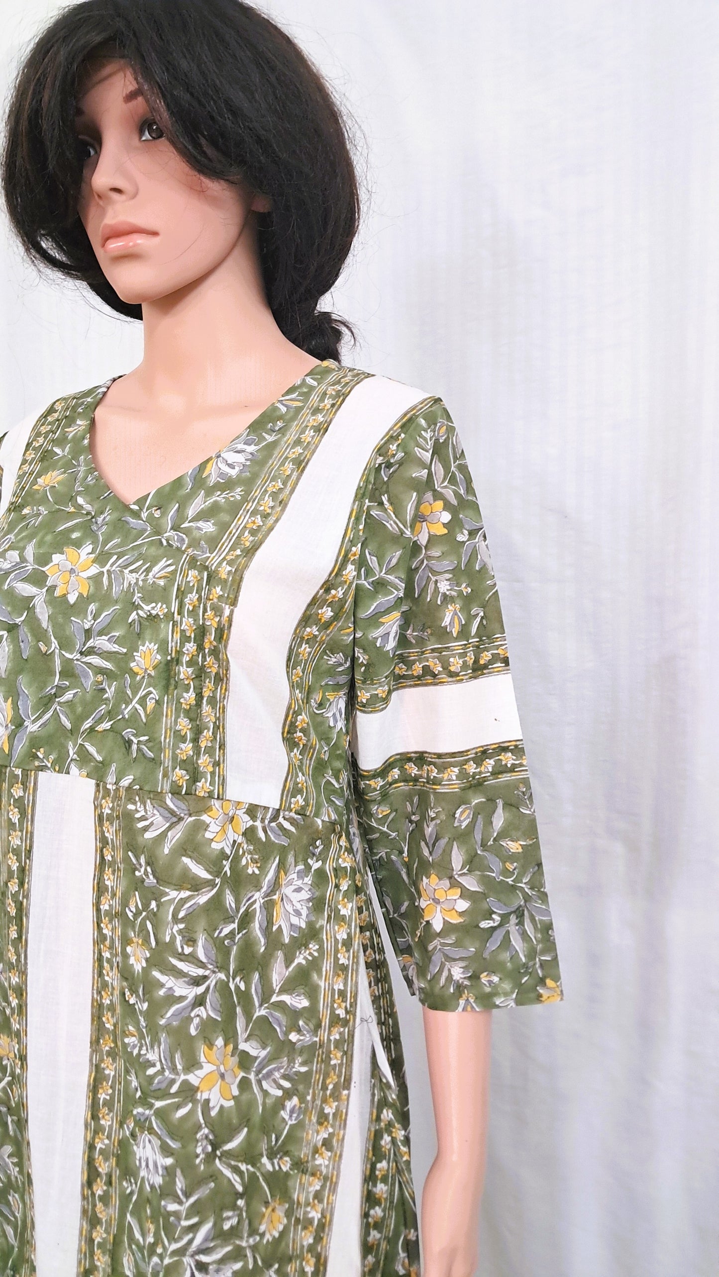 Hand Block Print Cotton Kurta