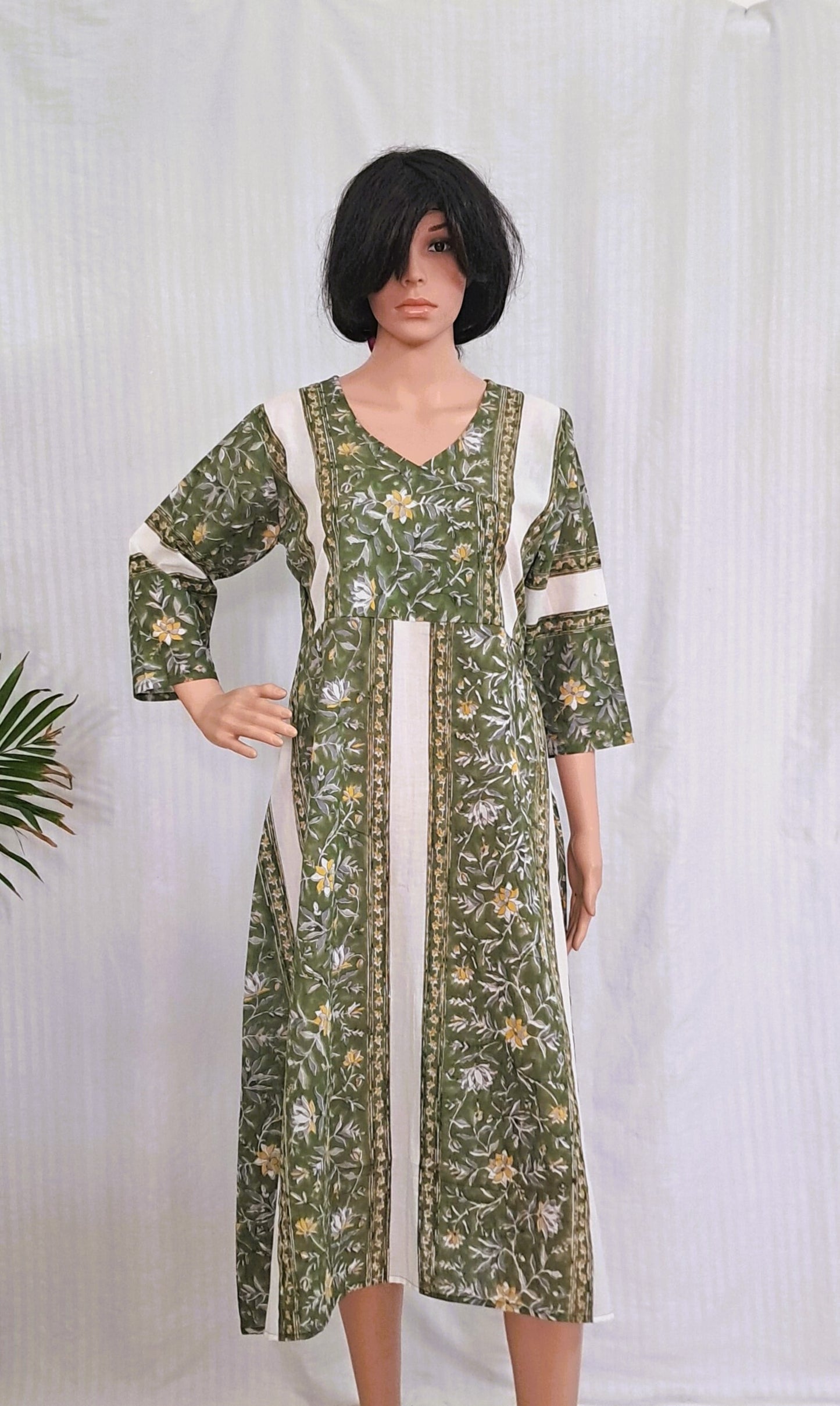 Hand Block Print Cotton Kurta