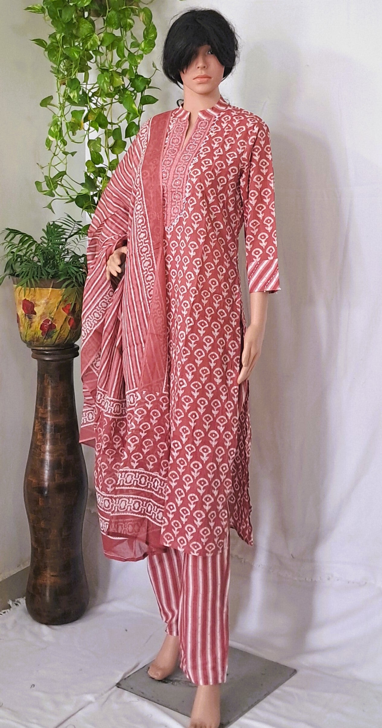 Cotton Dupatta sets
