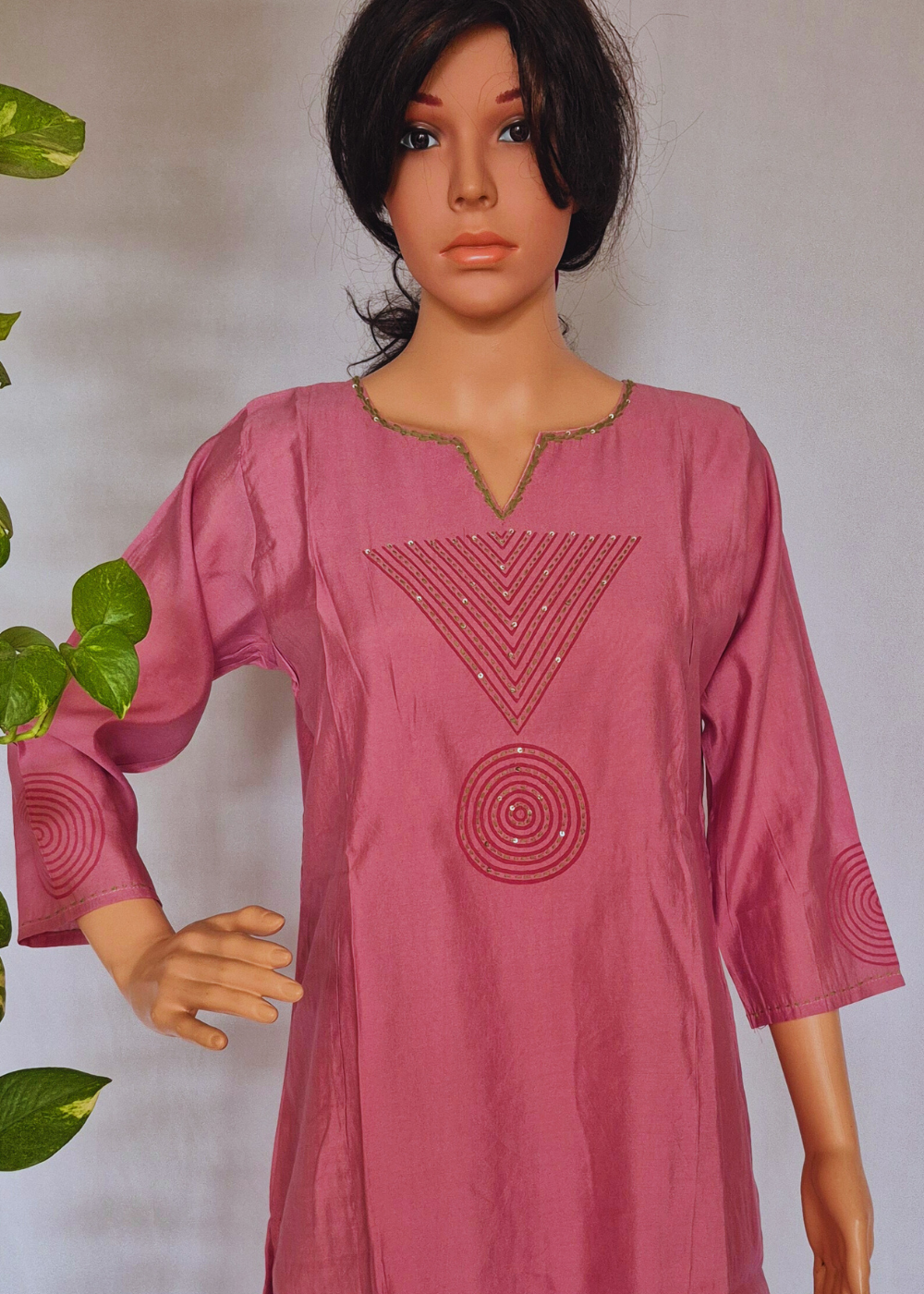 Organic Silk Kurta Pant Dupatta set