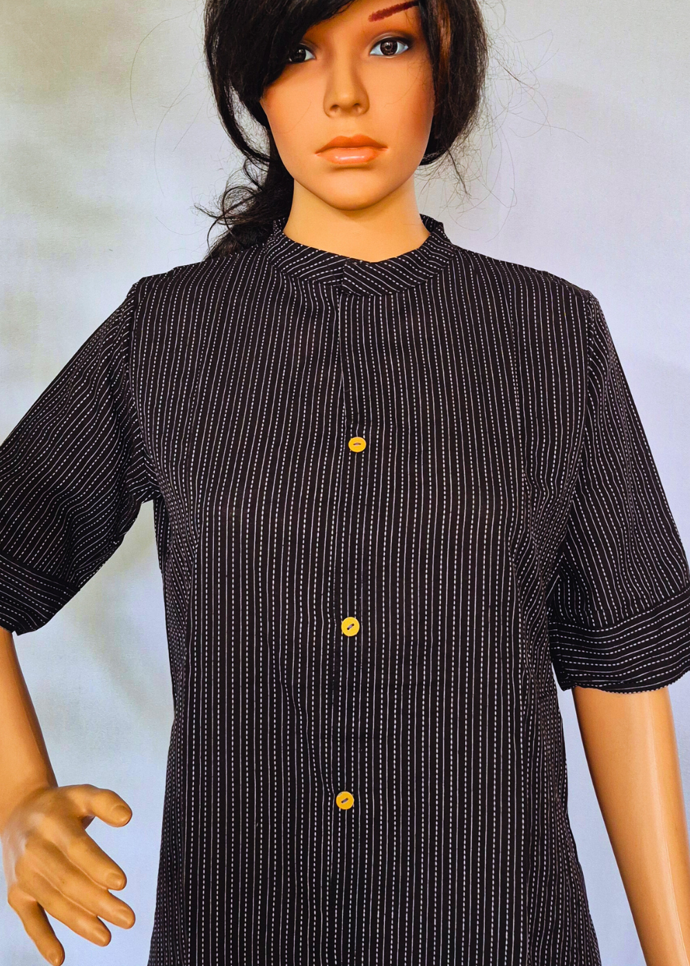 Black Cotton Kurta sets