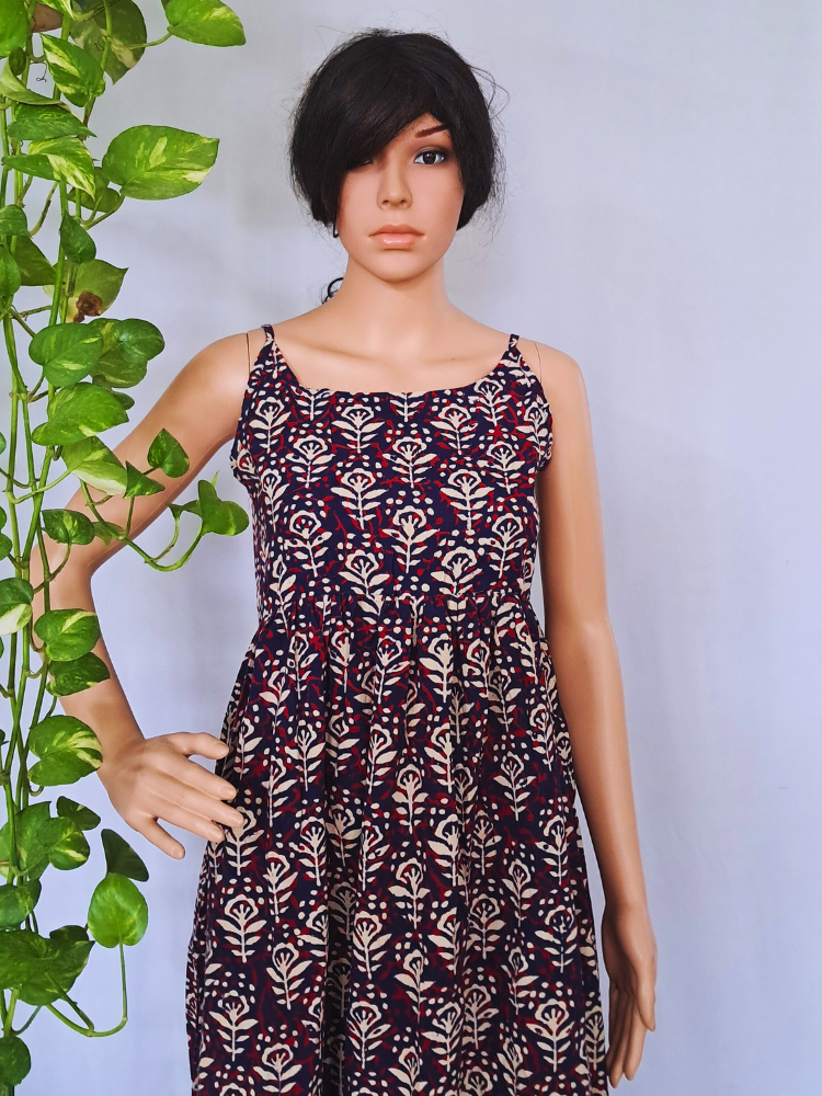 Spaghetti Cotton Dress