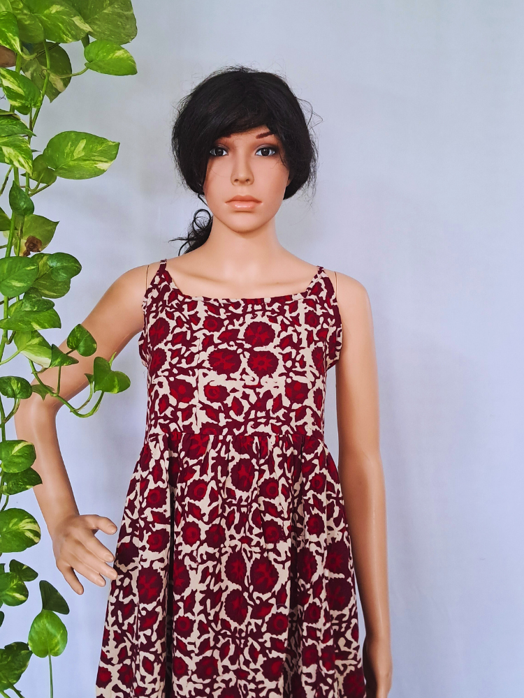 Spaghetti Cotton Dress