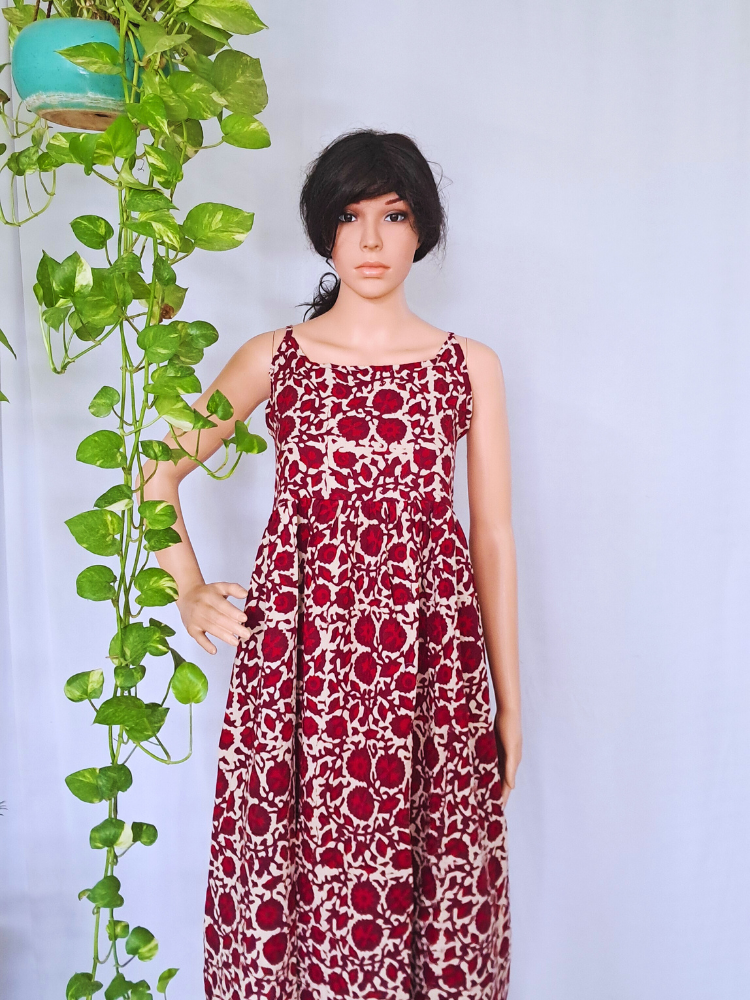 Spaghetti Cotton Dress