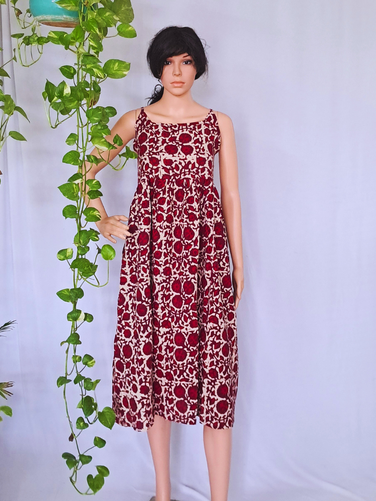 Spaghetti Cotton Dress