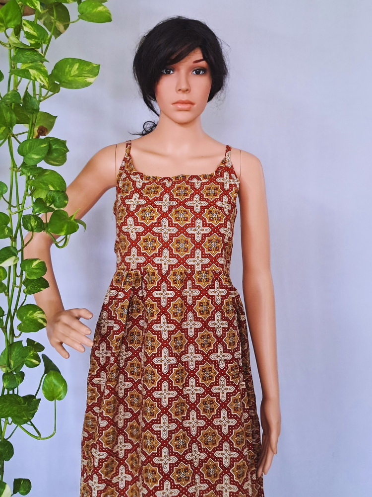 Spaghetti Cotton Dress
