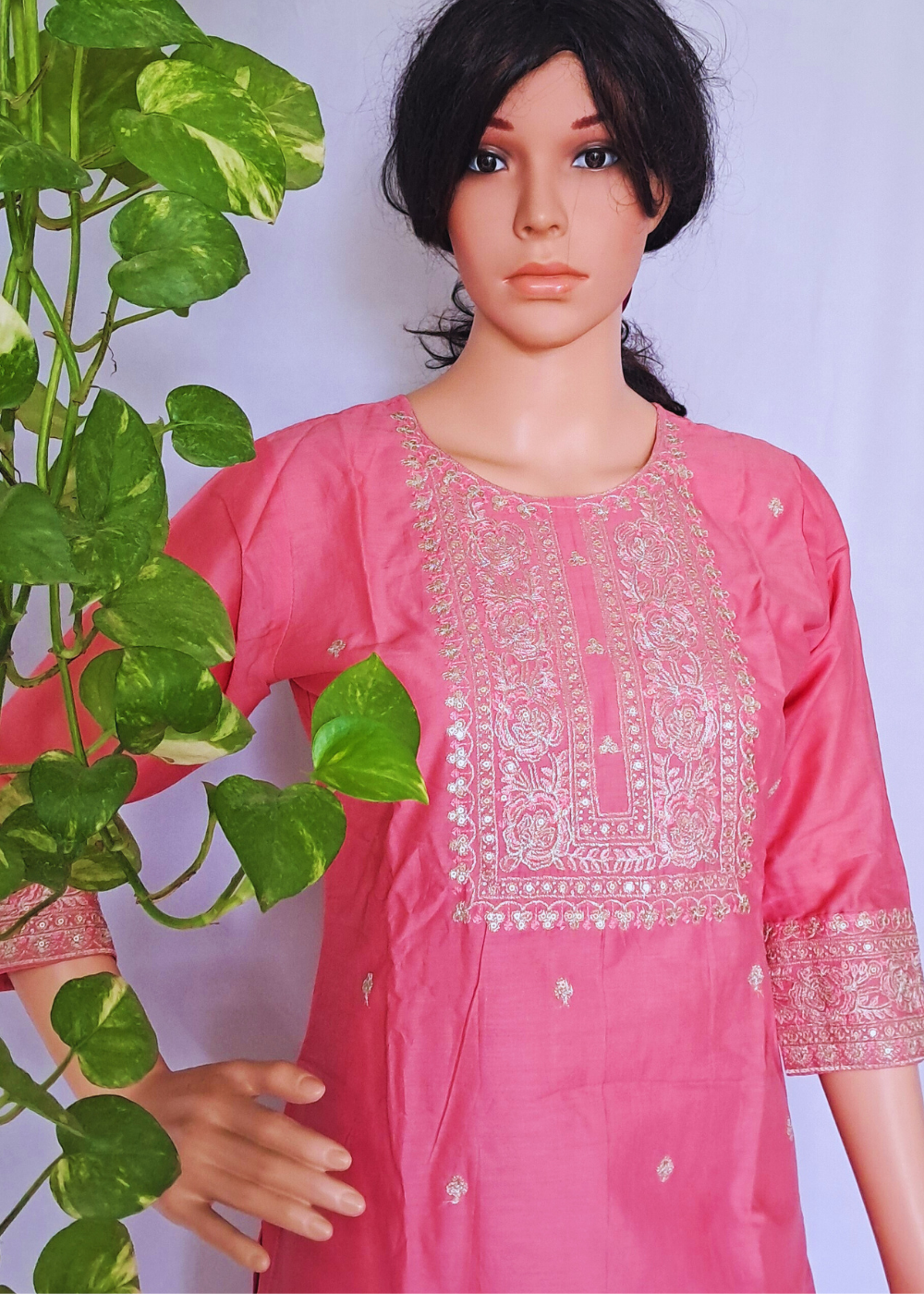 Til Pink Silk 3 Piece Sets