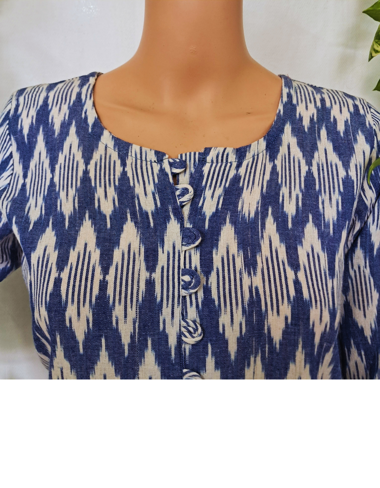 Ikat Cotton Kurta For Women