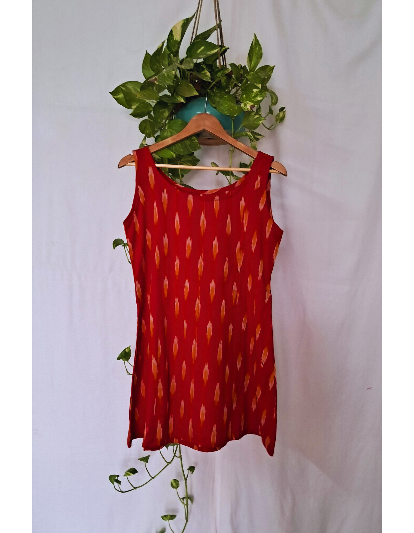 Red Short Kurti For Jeans