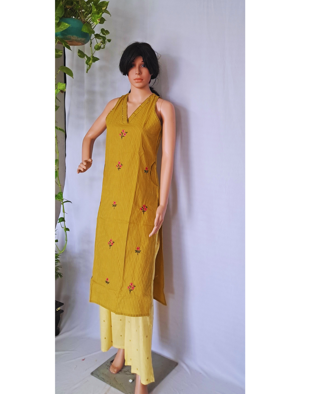 Handloom Cotton Kurta Pants Sets