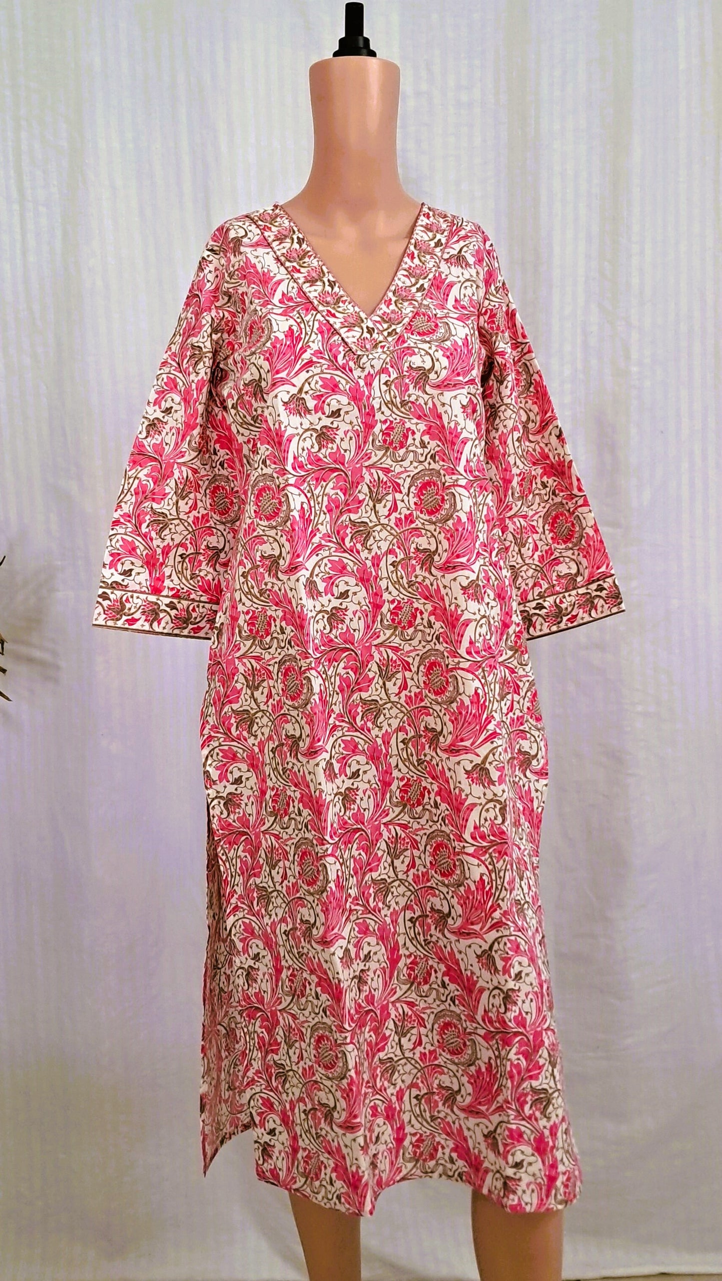 Floral Print Cotton Kurta for women