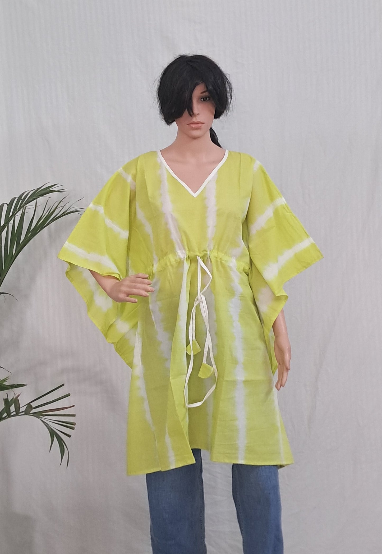 Natural Dye Kaftan Dress