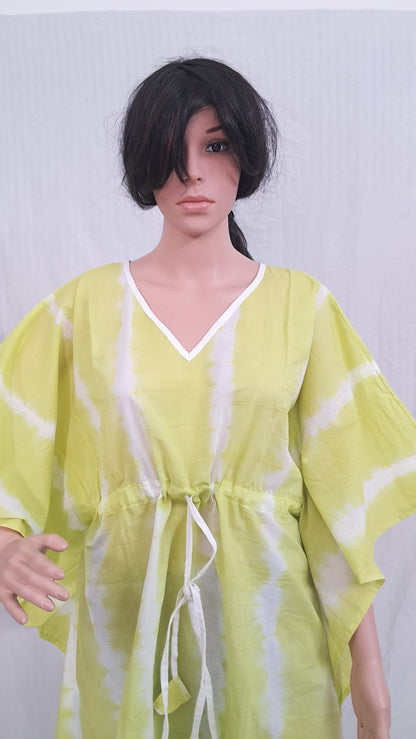 Natural Dye Kaftan Dress