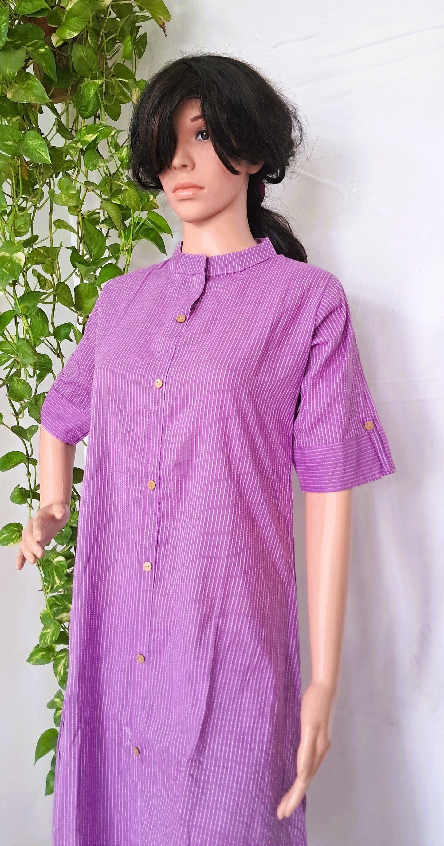 Purple Cotton Kurta sets