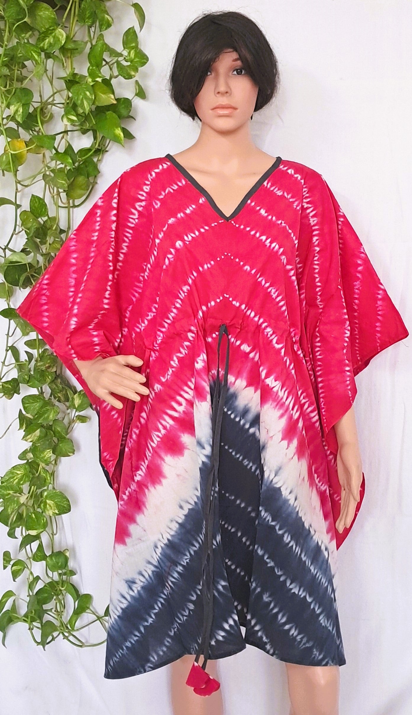 Pink Natural Dye Kaftan Dress