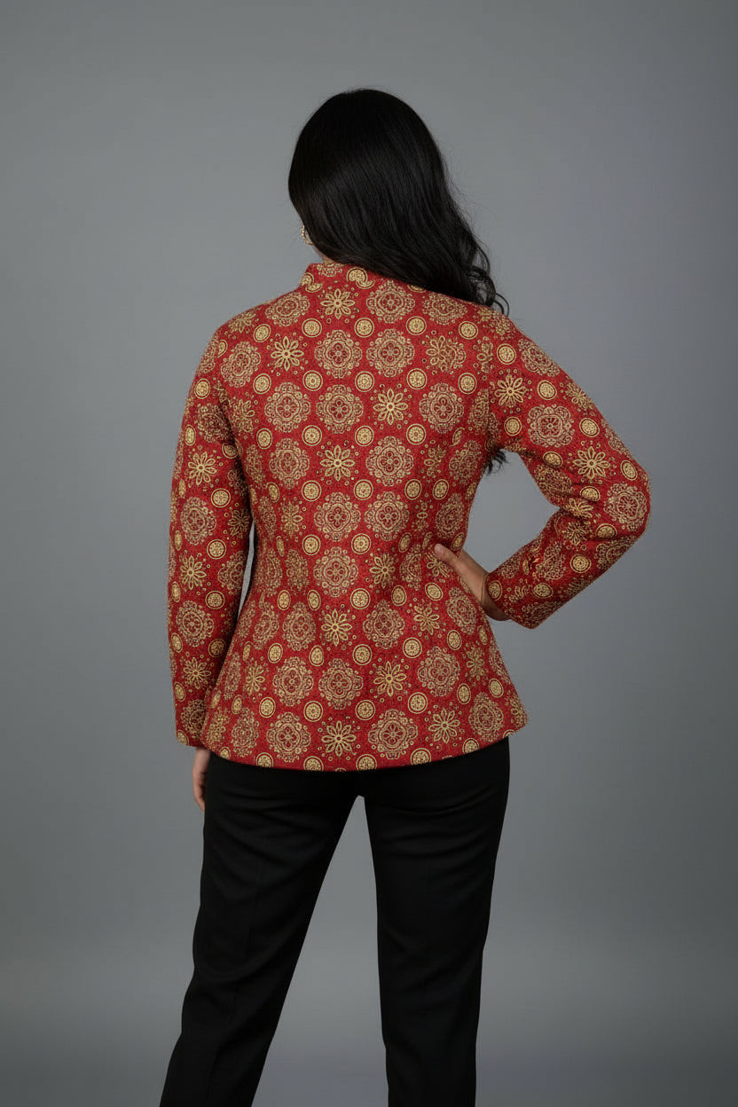 Quilted Cotton Jacket For Women