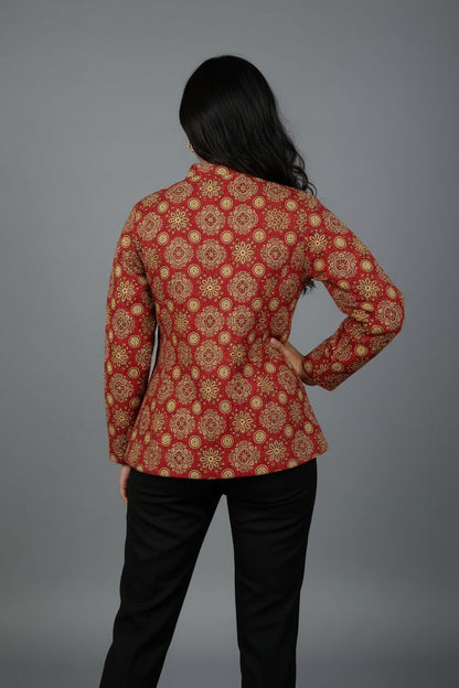 Quilted Cotton Jacket For Women