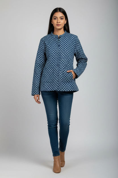 Quilted Cotton Jacket For Women