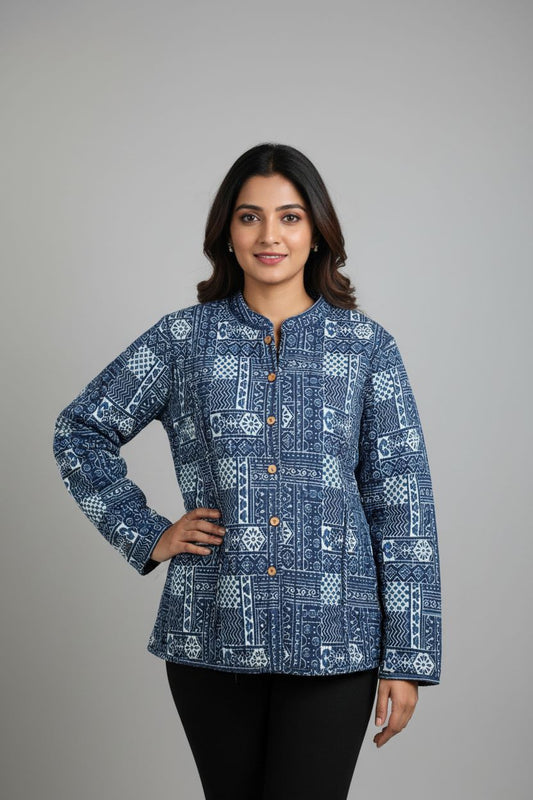 Quilted Cotton Jacket For Women