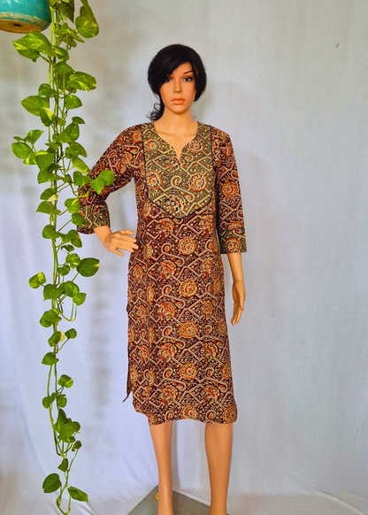 Kalamkari Cotton Kurta