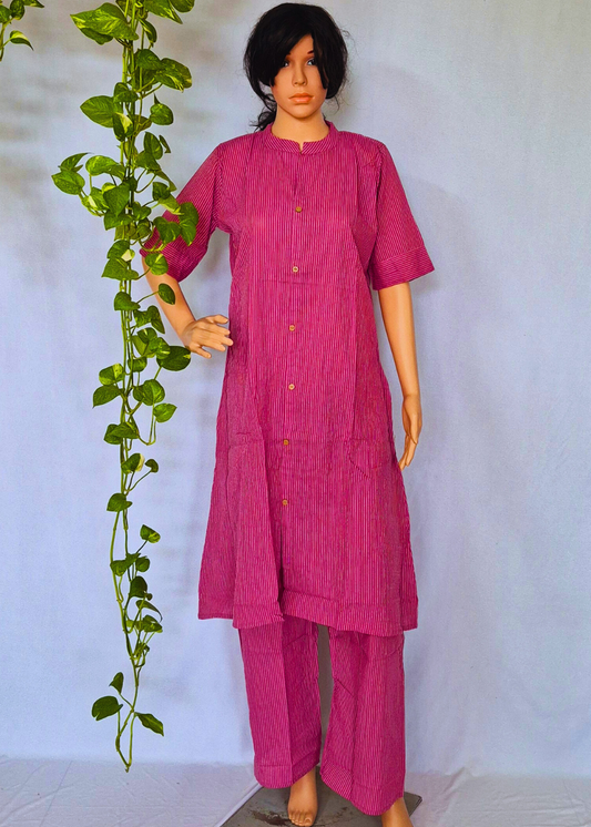 Violet Cotton Kurta sets