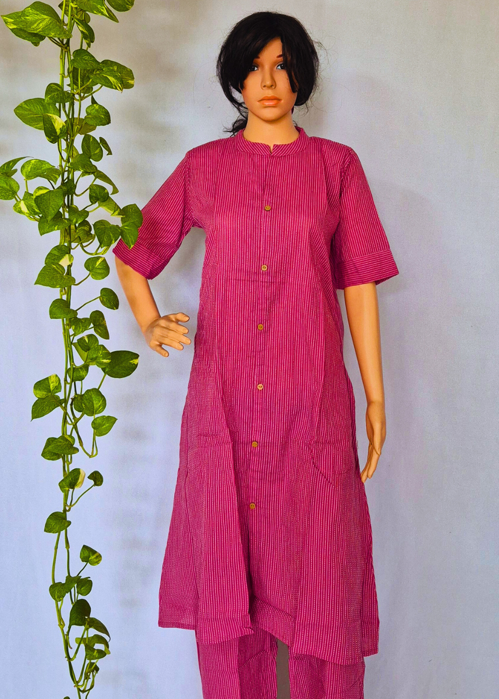 Violet Cotton Kurta sets