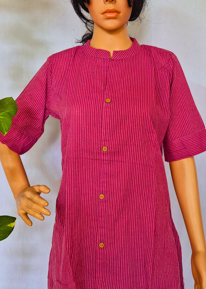 Violet Cotton Kurta sets