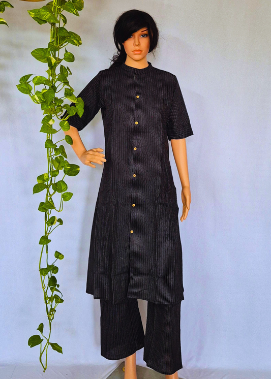 Black Cotton Kurta sets