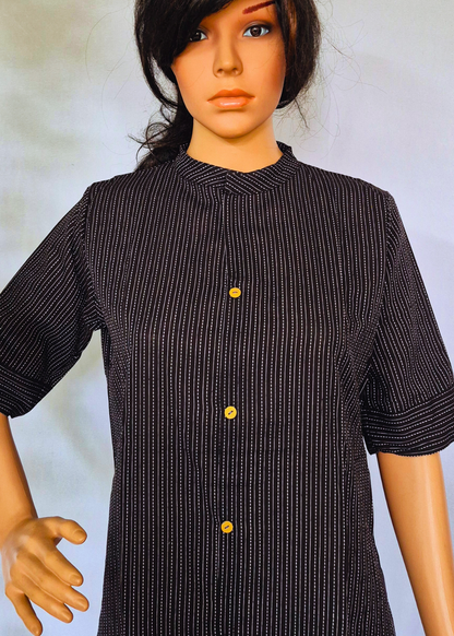 Black Cotton Kurta sets