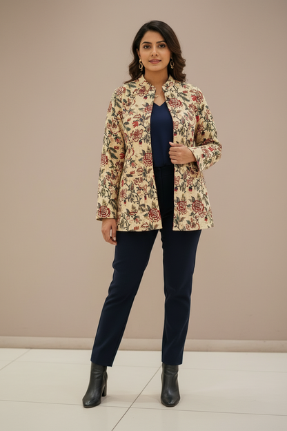 Quilted Cotton Jacket For Women
