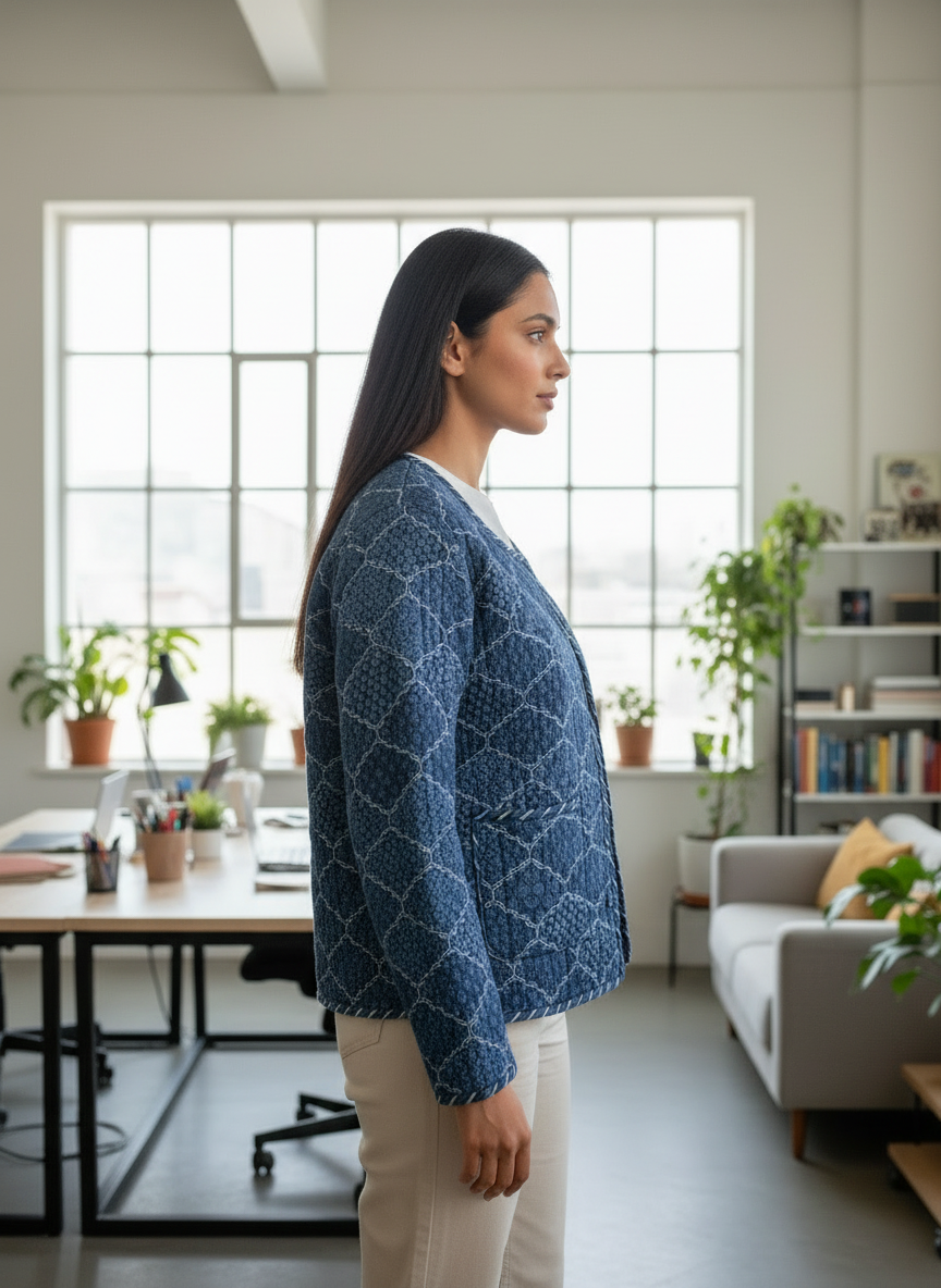 Quilted Cotton Jacket For Women