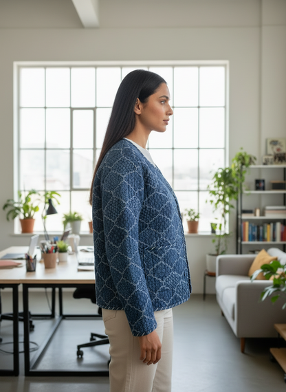 Quilted Cotton Jacket For Women