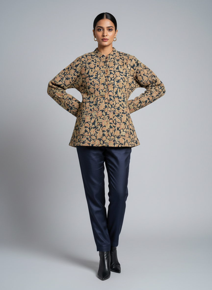 Quilted Cotton Jacket For Women