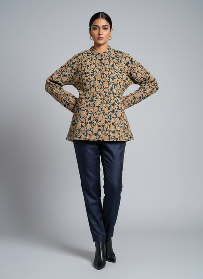 Quilted Cotton Jacket For Women