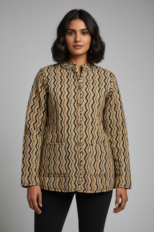 Quilted Cotton Jacket For Women