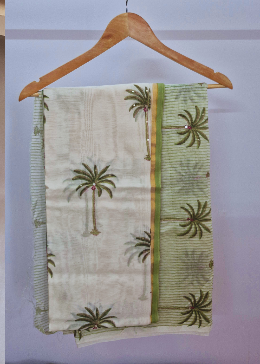 Premium Chanderi Silk Hand Block Print Kurta & Dupatta Set