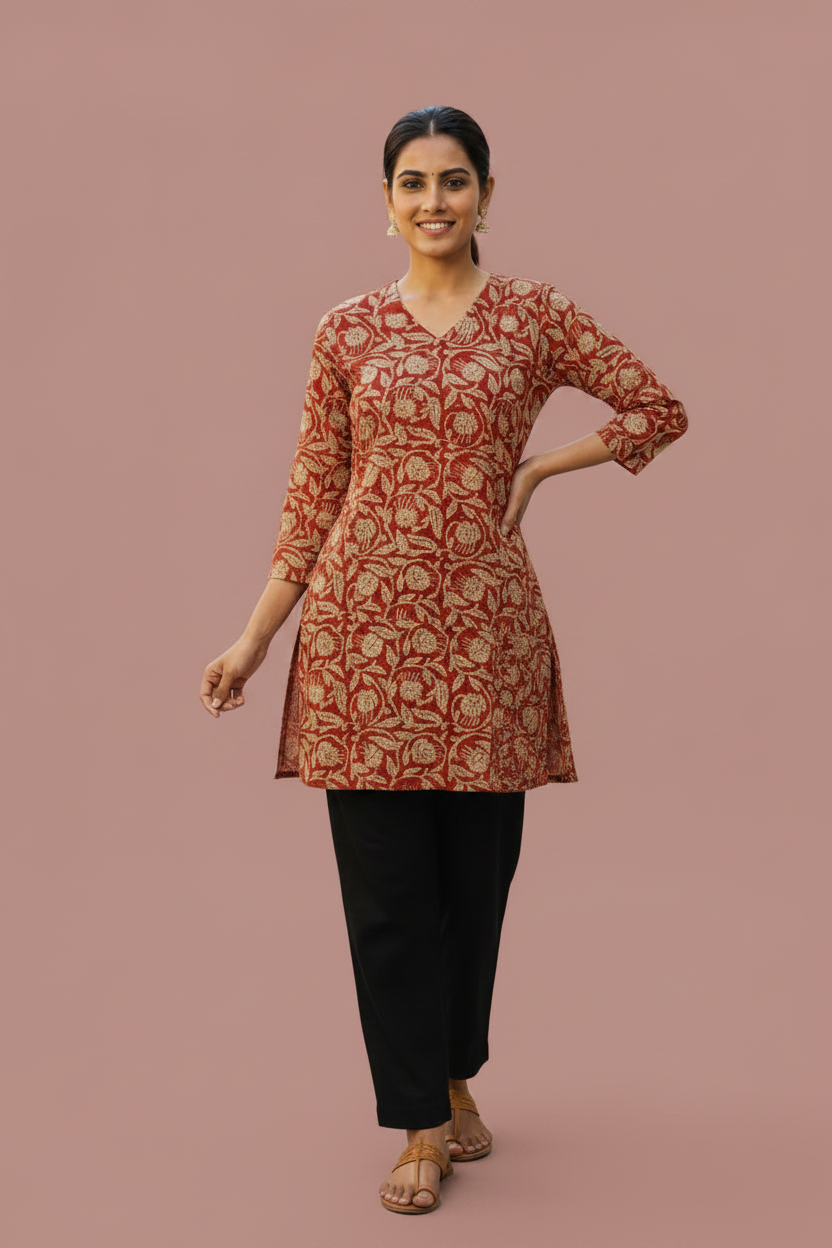 Women Short Kurti For Jeans