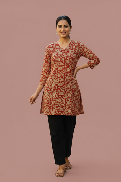 Women Short Kurti For Jeans