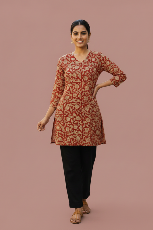 Women Short Kurti For Jeans