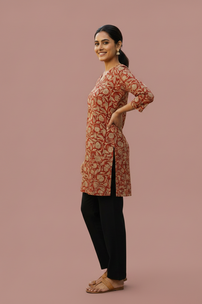 Women Short Kurti For Jeans