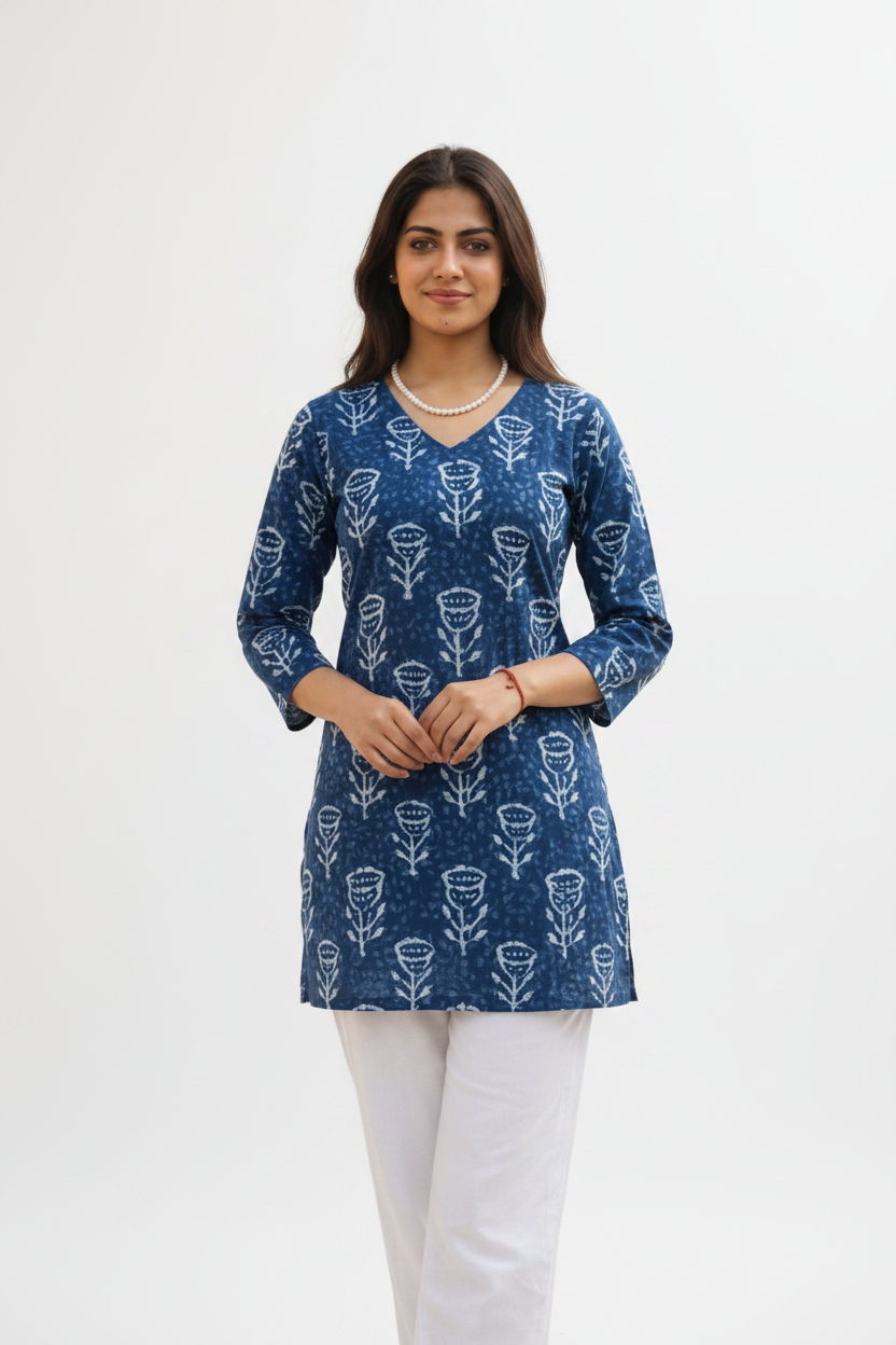 Women Short Kurti For Jeans