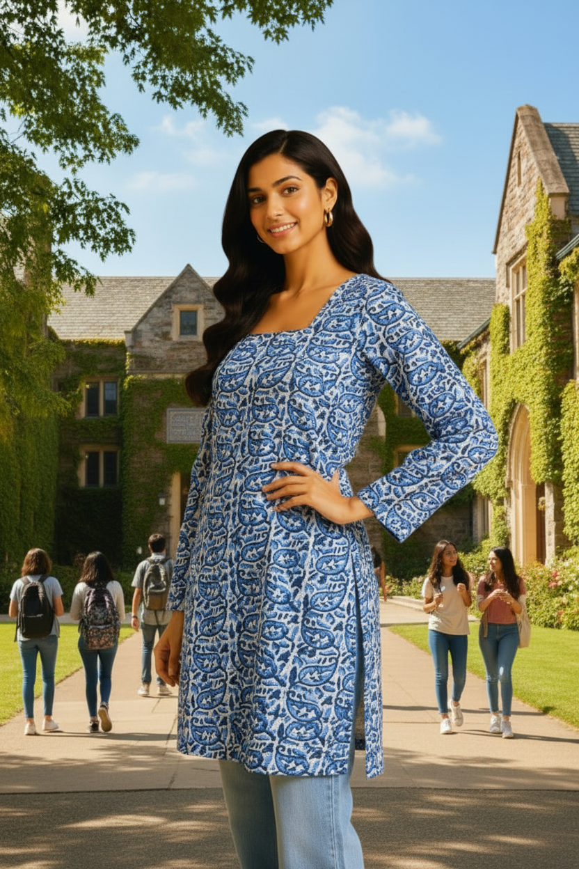 Dori Short Kurti For Jeans