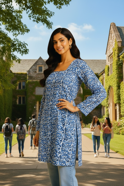 Dori Short Kurti For Jeans