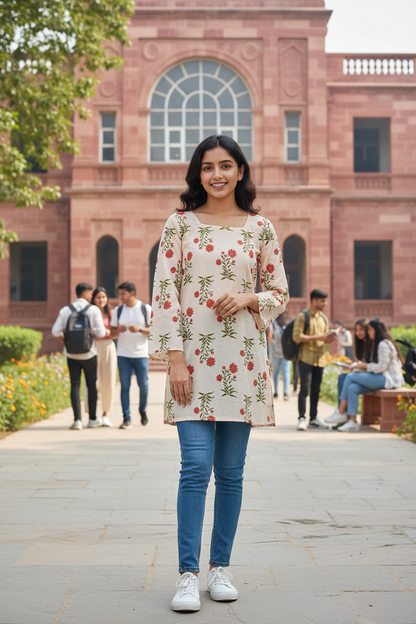 Dori Short Kurti For Jeans