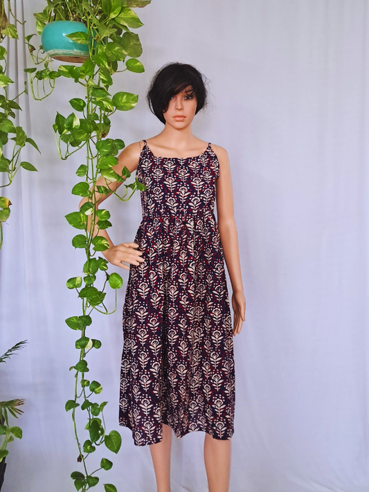 Spaghetti Cotton Dress
