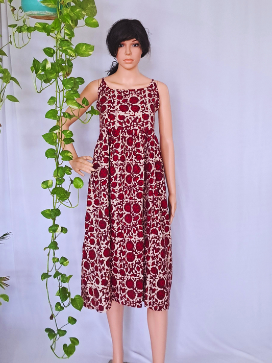 Spaghetti Cotton Dress