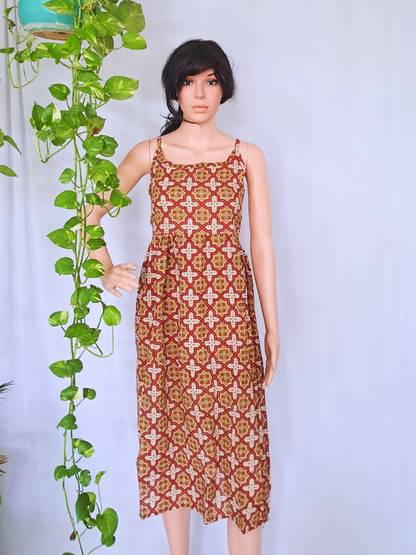 Spaghetti Cotton Dress