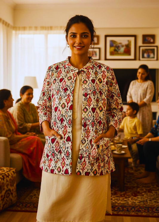 Quilted Cotton Jacket For Women